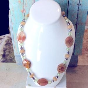 Fall fashion beaded necklace